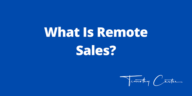 remote sales