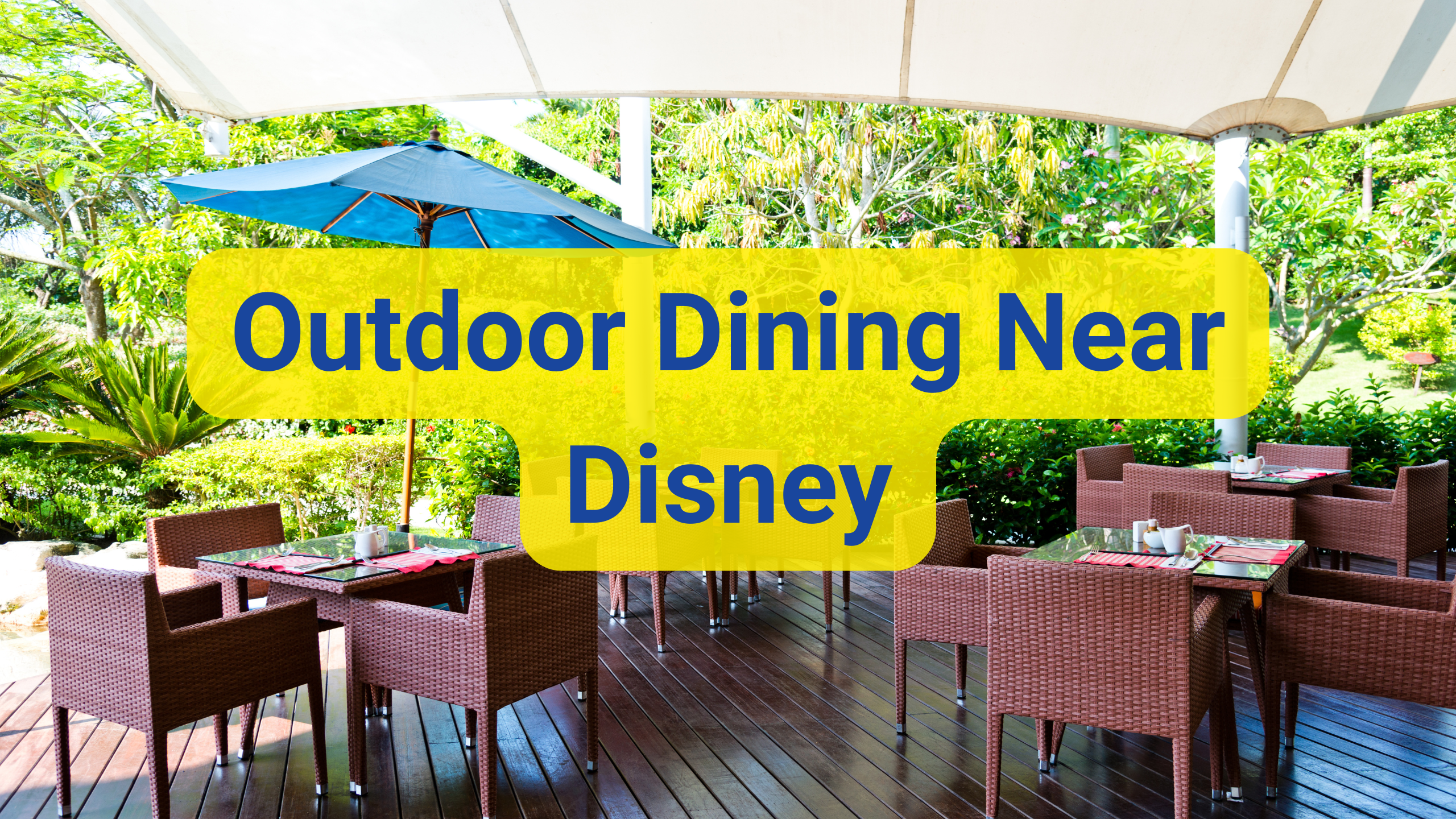outdoor dining restaurants near walt disney world