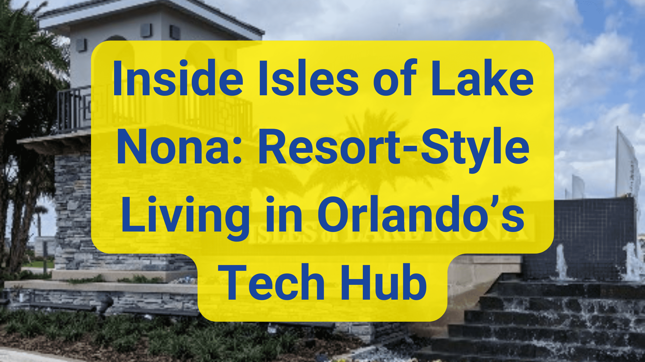 🏡 Discover Isles of Lake Nona—where luxury living meets innovation in Orlando’s booming tech hub. Explore resort-style amenities just minutes from the Magic of Disney World!