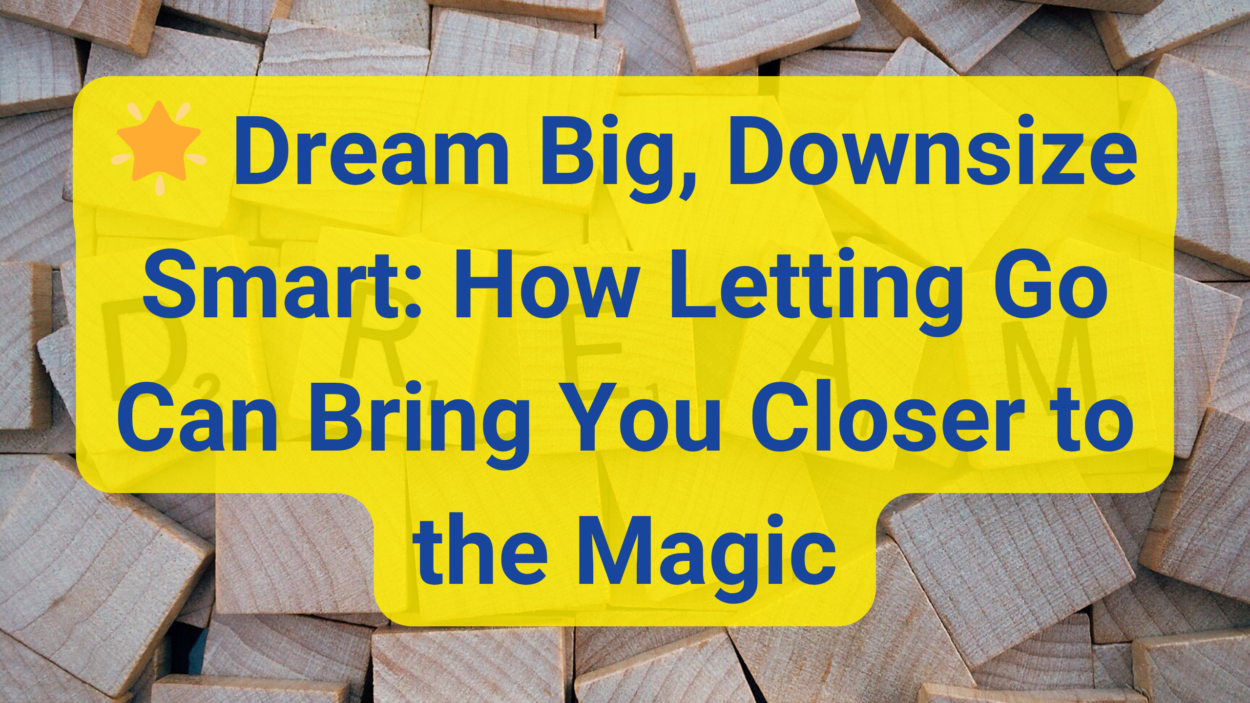 🌟 Dreaming of more magic with less stuff? Discover how downsizing near Disney can simplify your life, boost your freedom, and bring you closer to the magic. 🏡✨