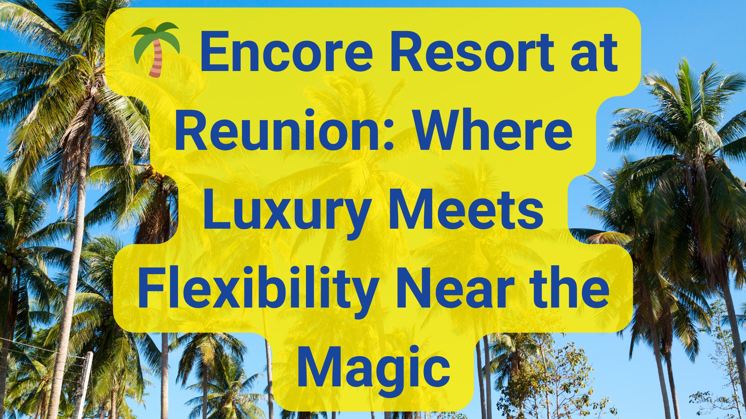 Experience resort-style living just minutes from Disney! Encore Resort at Reunion offers luxury homes, top-tier amenities, and short-term rental flexibility in one magical package.
