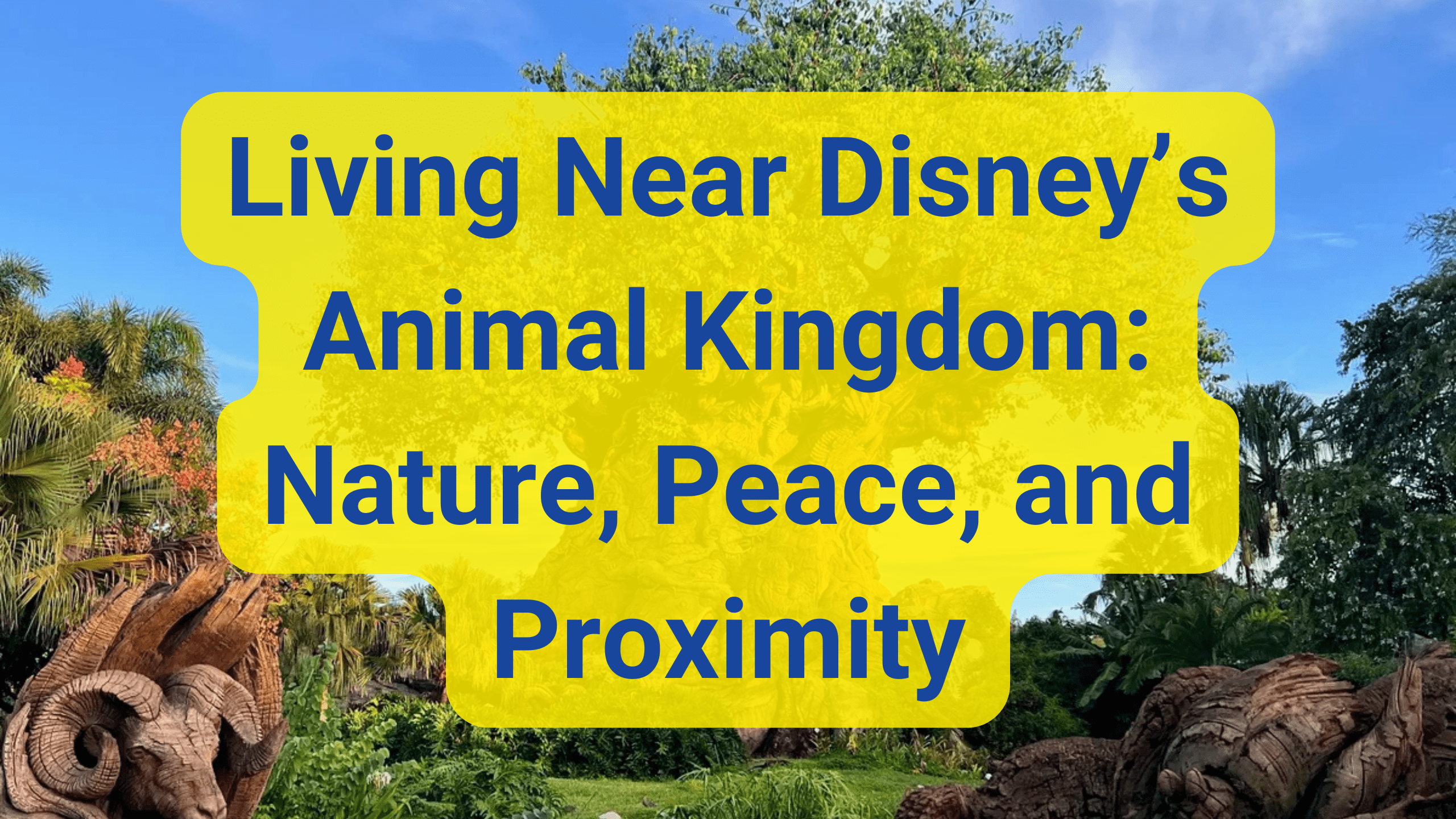 Living Near Disney’s Animal Kingdom Nature, Peace, and Proximity Craving a home near Disney with natural beauty, tranquility, and easy park access? Discover why living near Animal Kingdom offers the perfect blend of peace and proximity.