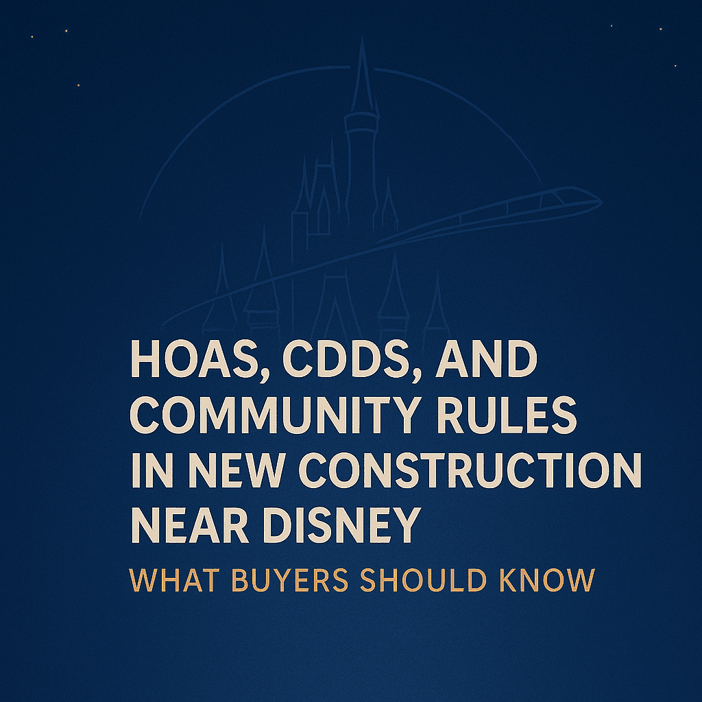 hoa ccds new construction near disney world