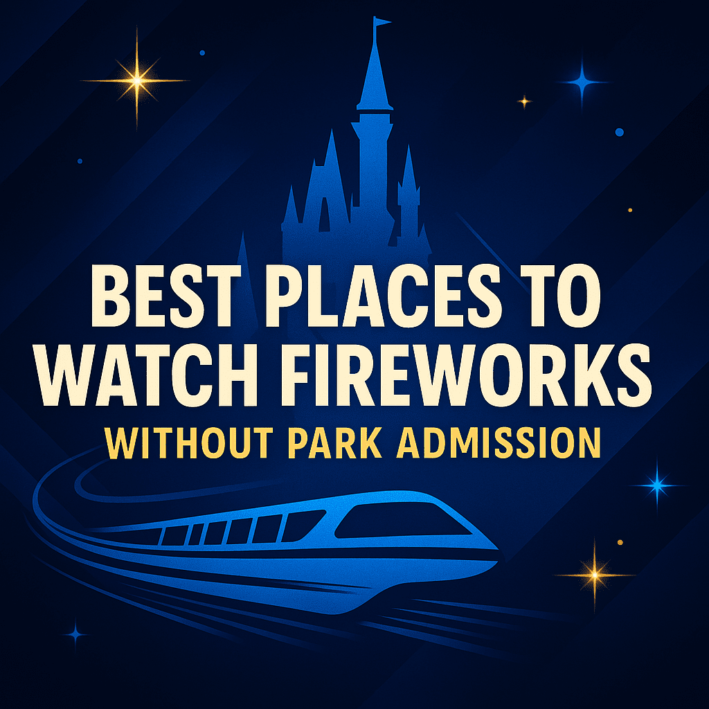 Best Places to Watch Fireworks Without Park Admission