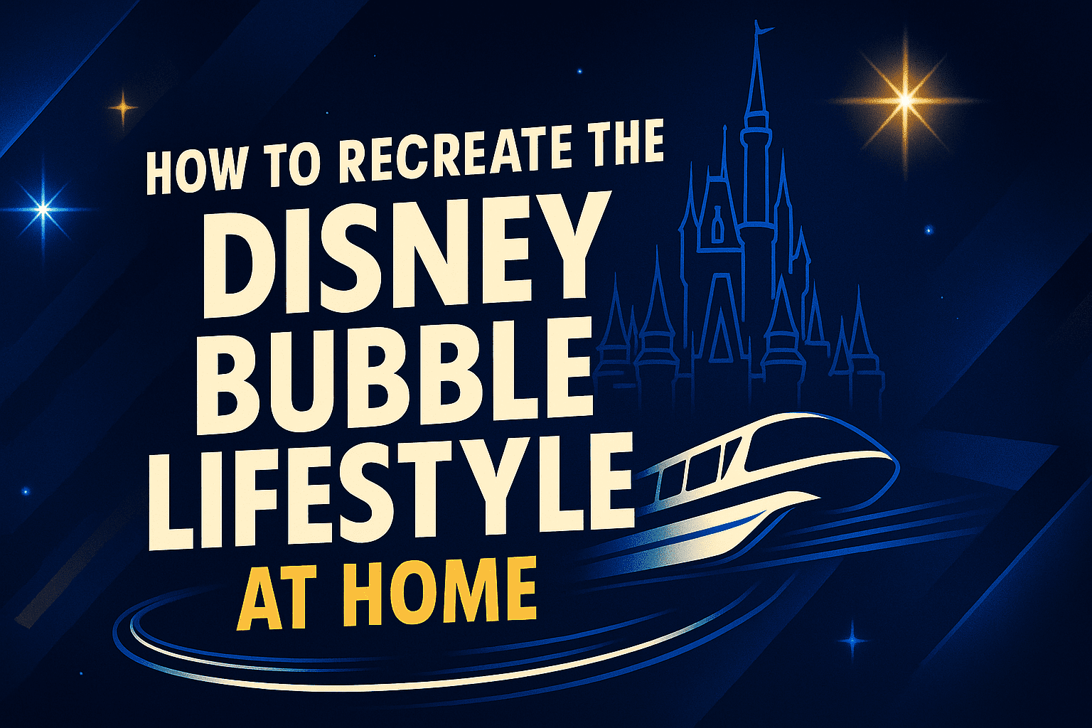 How To Recreate Disney Bubble Lifestyle at Home