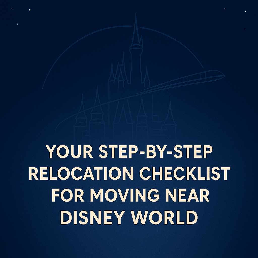 Relocation Checklist Near Disney World