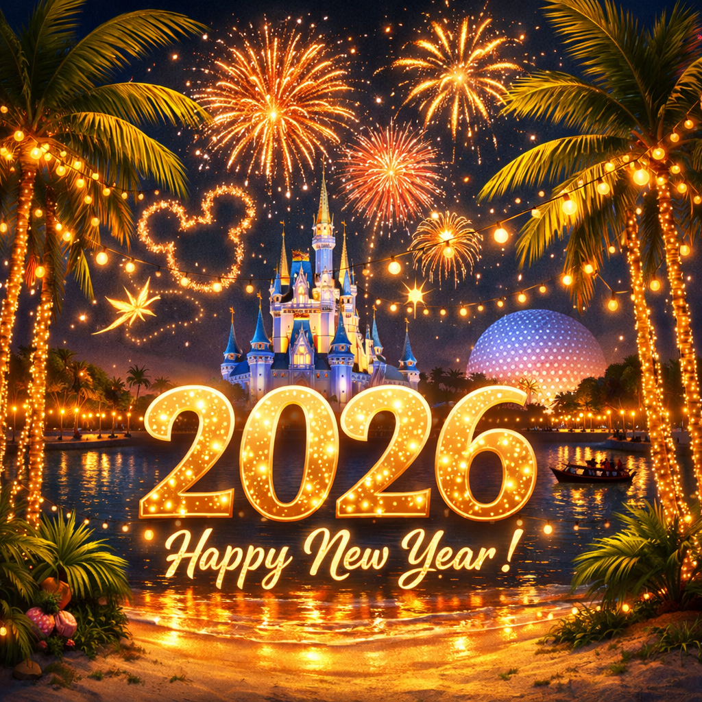 2026 living near disney world happy new year