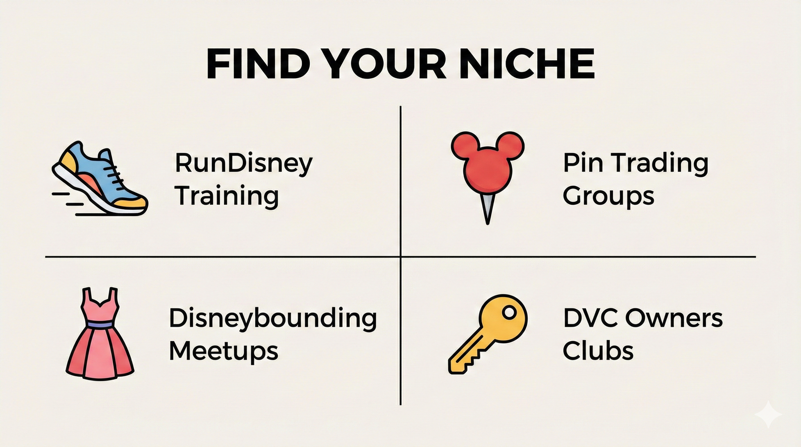 disney world niche groups